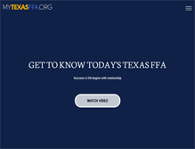 Tablet Screenshot of mytexasffa.org